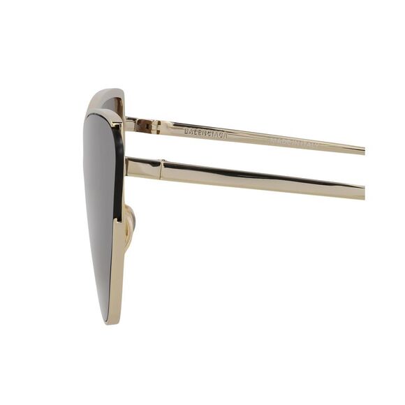Balenciaga Cat Eye-Frame Metal Sunglasses Gold Womens - Picture 4 of 6
